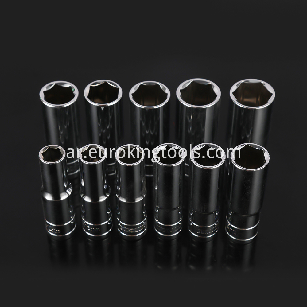 10PCS DEEP SOCKET(1/2"DR)